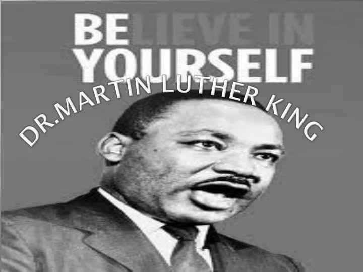 dr martin luther king