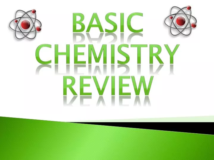 basic chemistry review