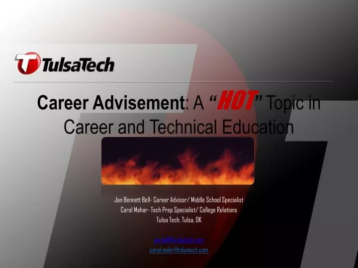 career advisement a hot topic in career and technical education