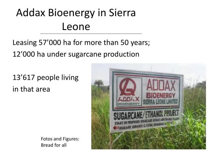 addax bioenergy in sierra leone