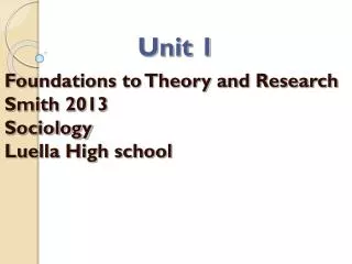 Unit 1