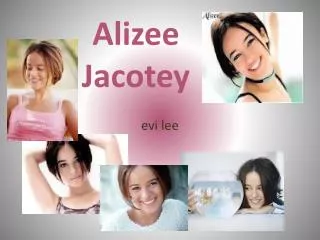 alizee jacotey