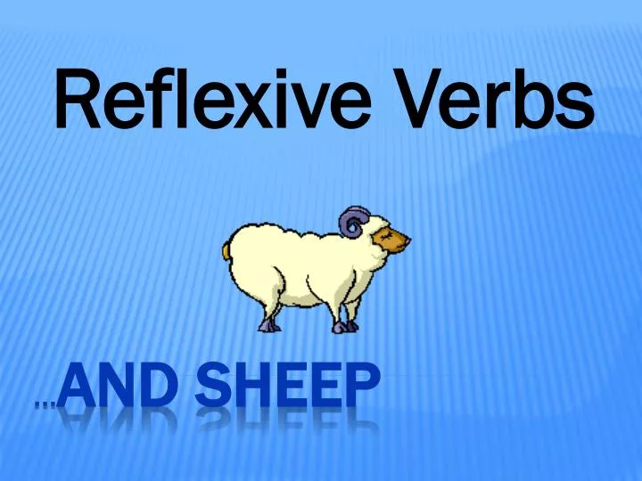 reflexive verbs