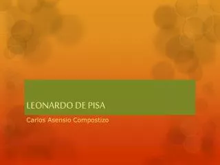 leonardo de pisa