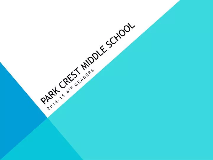 park crest middle school