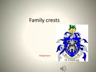 Family crests
