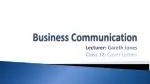 Business Communication - slide 1