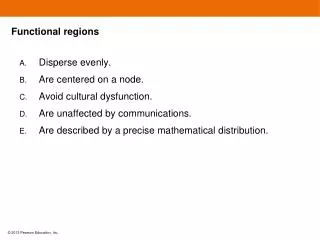 Functional regions