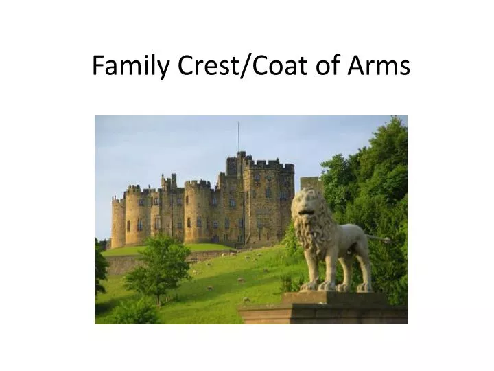 family crest coat of arms