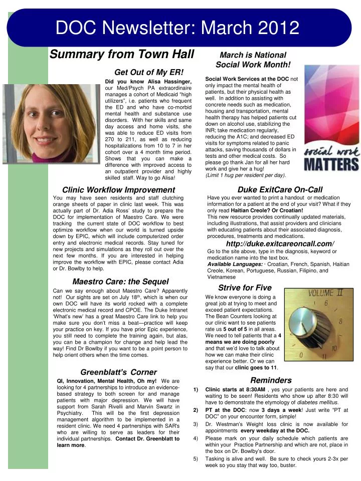 doc newsletter march 2012