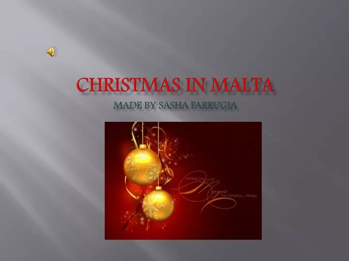 christmas in malta made by sasha farrugia