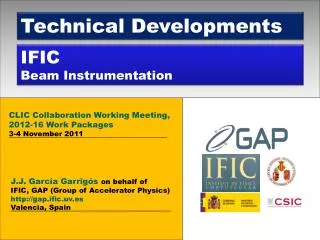 IFIC Beam Instrumentation
