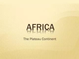 Africa