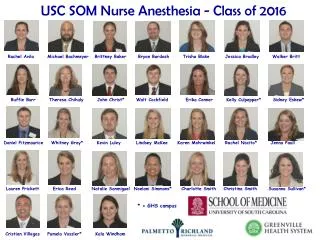 USC SOM Nurse Anesthesia - Class of 2016