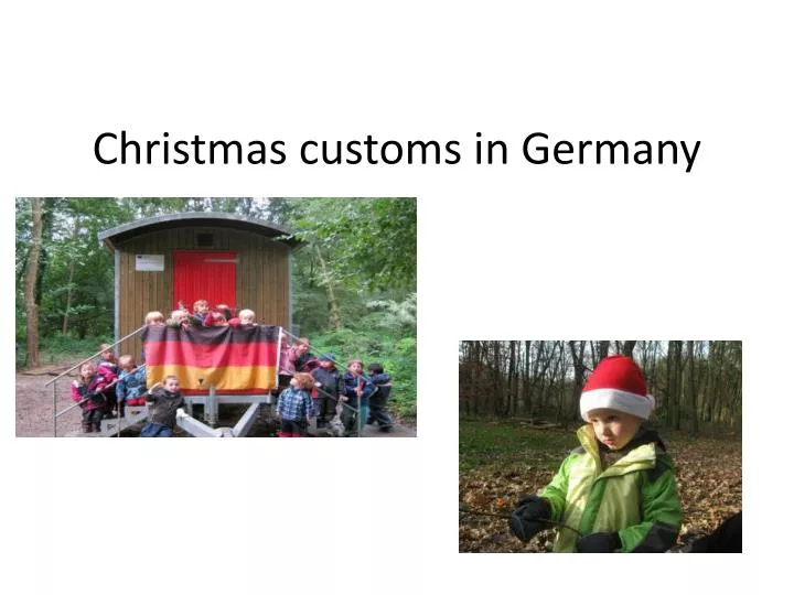 christmas customs in germany