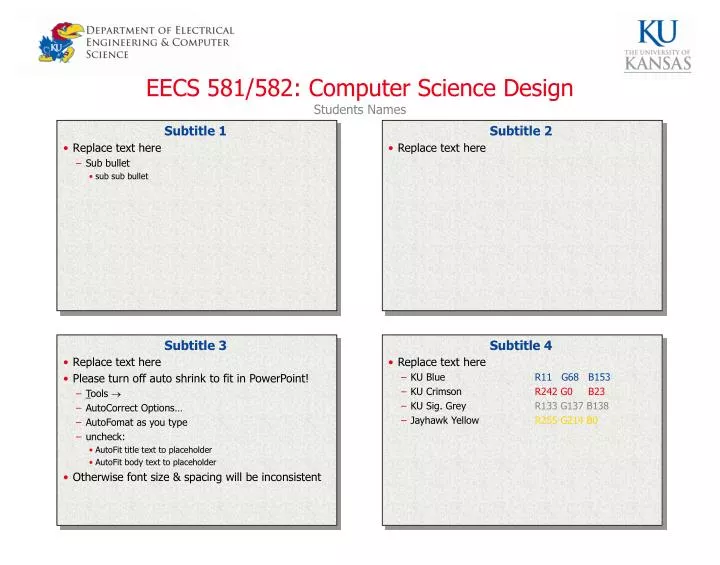 eecs 581 582 computer science design students names