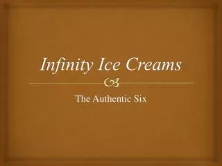 Infinity Ice Creams
