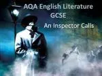 AQA English Literature GCSE