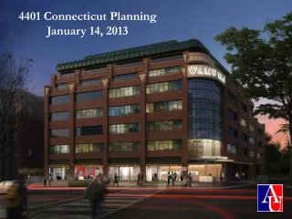 4401 Connecticut Planning January 14, 2013