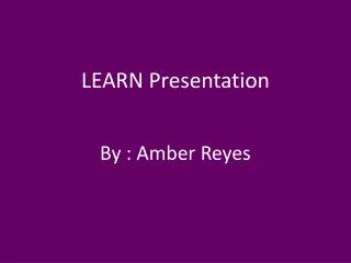 learn presentation