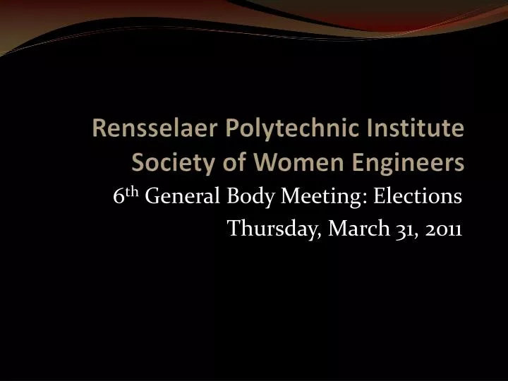 rensselaer polytechnic institute society of women engineers