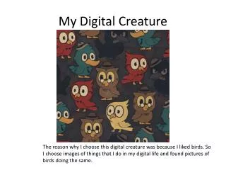 My Digital Creature