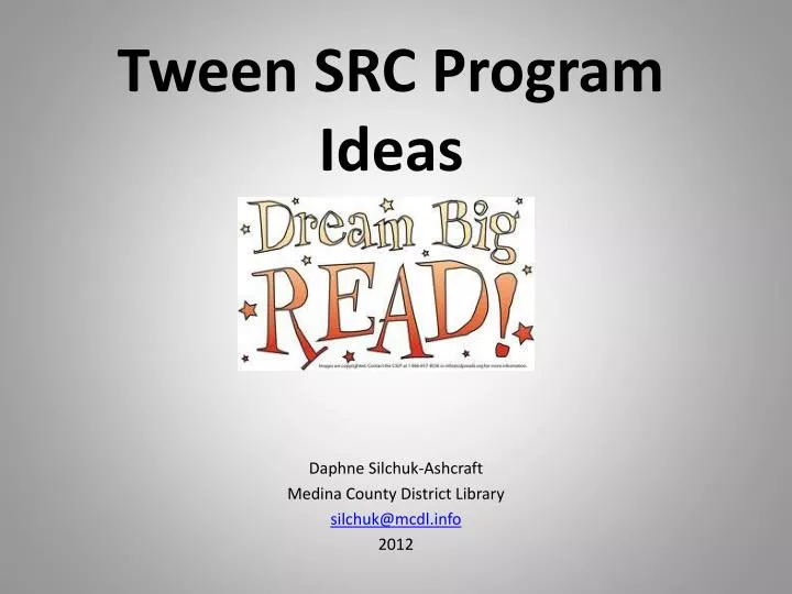 tween src program ideas