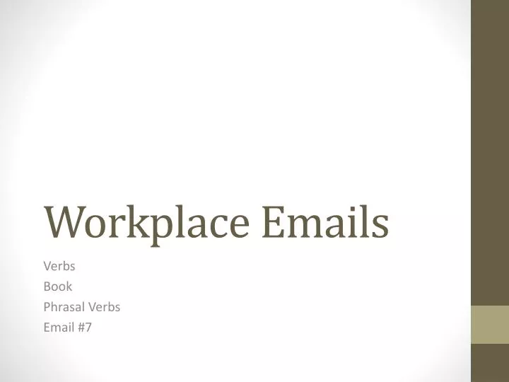 workplace emails