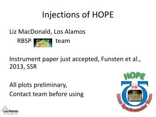 Injections of HOPE