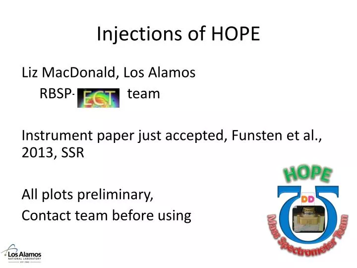 injections of hope