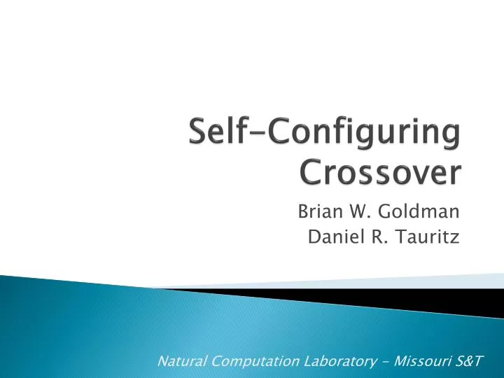 self configuring crossover