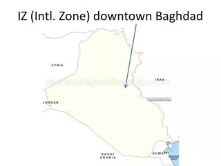 IZ (Intl. Zone) downtown Baghdad