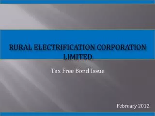Rural Electrification Corporation Limited