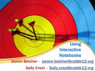 Using Interactive Notebooks