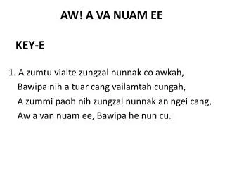 aw a va nuam ee key e