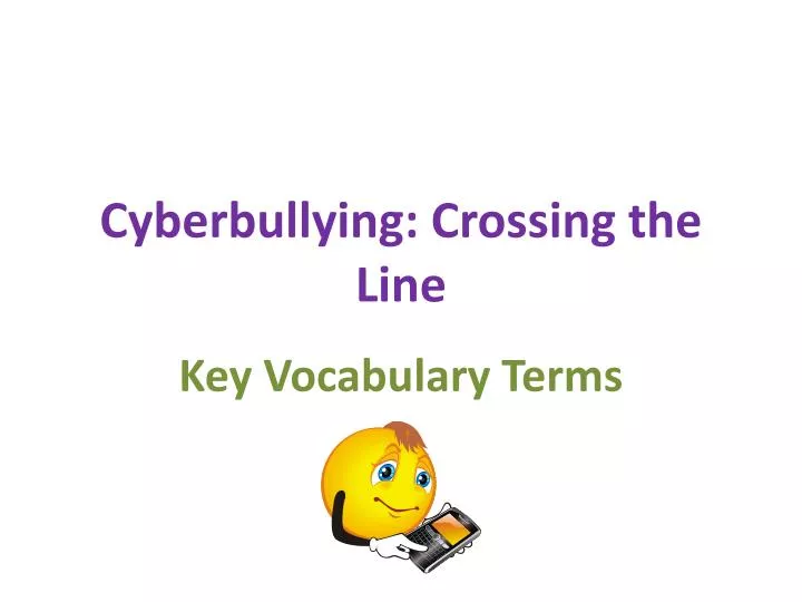 cyberbullying crossing the line