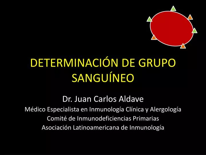 PPT - DETERMINACIÓN DE GRUPO SANGUÍNEO PowerPoint Presentation, Free ...