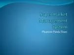 Supermarket Management System - slide 1