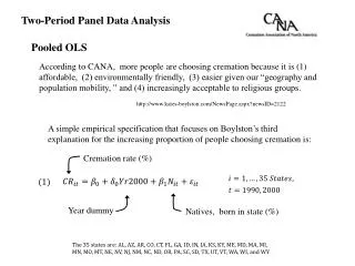 Two-Period Panel Data Analysis