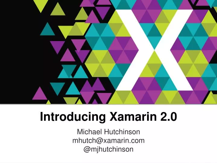 introducing xamarin 2 0