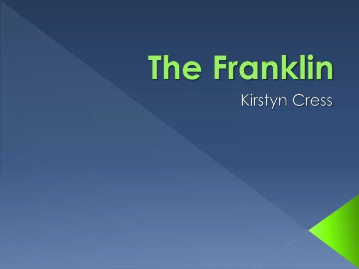 the franklin