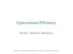 Operational Efficiency