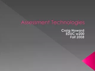 Assessment Technologies