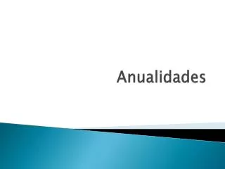 anualidades
