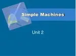 Simple Machines - slide 1