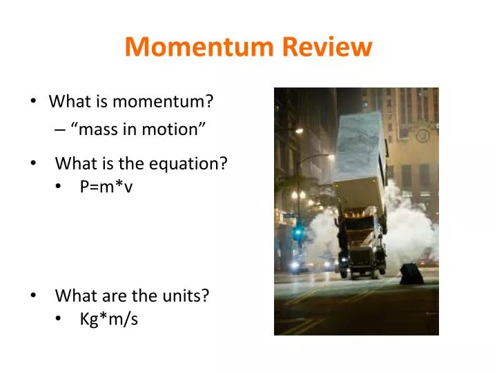 momentum review