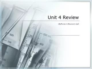 Unit 4 Review