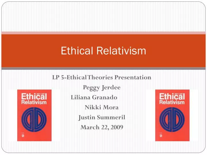 ethical relativism