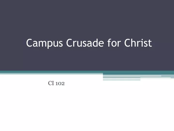 campus crusade for christ