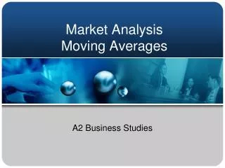 Market Analysis Moving Averages